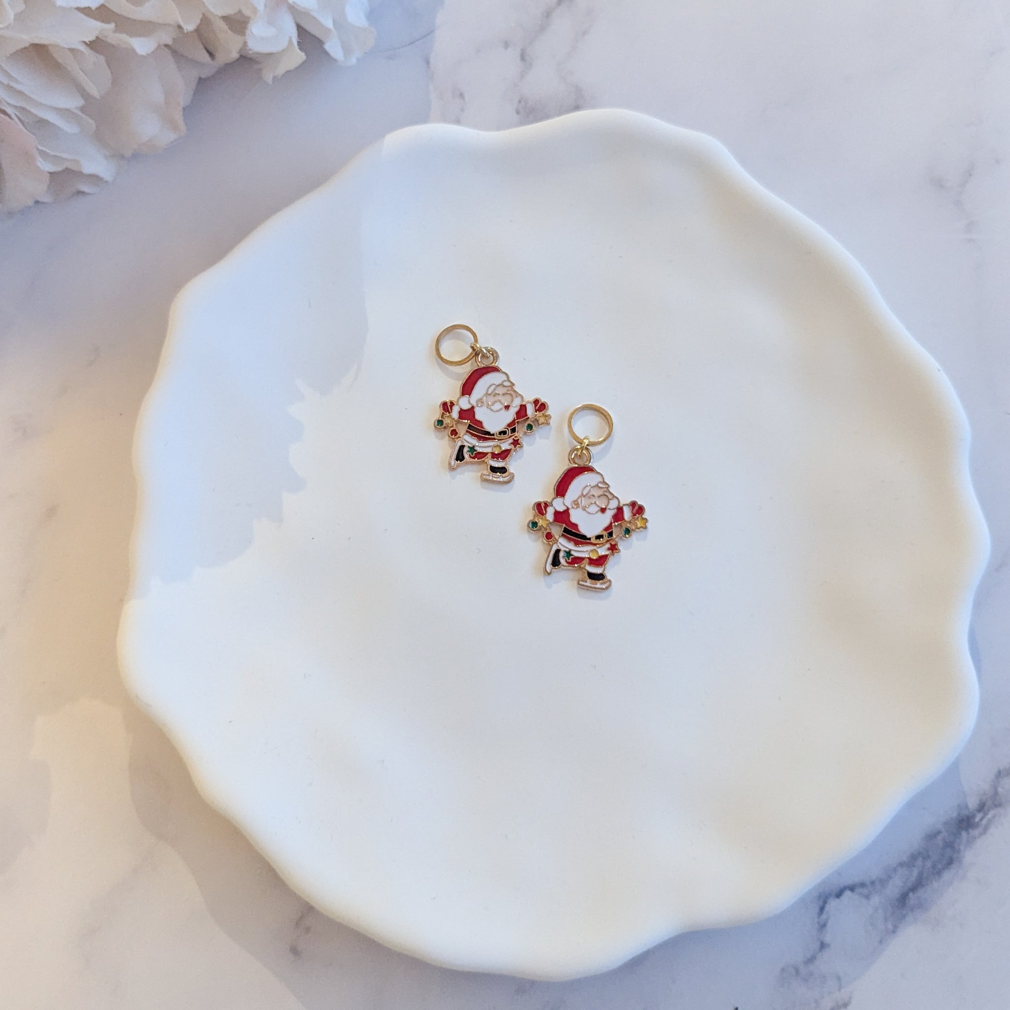 Prjónamerki - Jólasveinn með poka