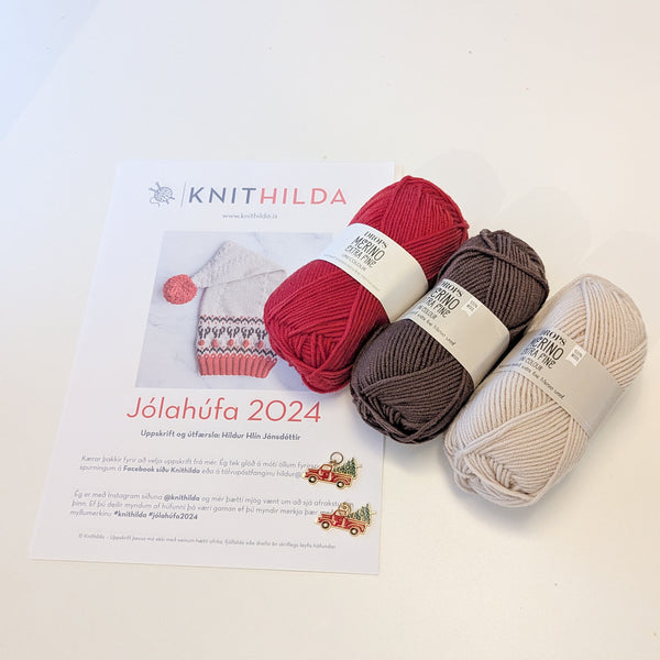Prjónapakki - Jólahúfan 2024